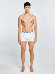 Bokserki męskie bawełniane białe Aragon 101. Białe bokserki męskie Big Star, bez wzorów, z bawełny. Za 49.99 zł.