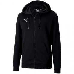Męska Bluza Z Kapturem Team Goal 23 Z Pełnym Zamkiem Błyskawicznym. Czarne bluzy z kapturem męskie Puma, m. Za 276.99 zł.