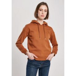 Bluza damska z kapturem Urban Classics-grandes tailles. Brązowe bluzy z kapturem damskie Urban Classics, s, z dresówki. Za 147.30 zł.
