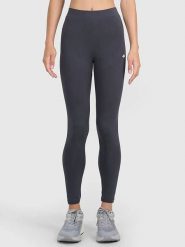 4F Legginsy w kolorze antracytowym rozmiar: XL. Czarne legginsy damskie 4f, xl, bez wzorów. Za 37.99 zł.