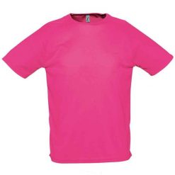 Męska Sportowa Koszulka Raglanowa. Czerwone t-shirty sportowe męskie SOL'S, l, bez ramiączek, trekkingowe. Za 40.99 zł.