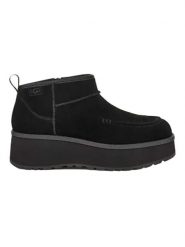 UGG Skórzane botki "Cityfunc Ultra Mini" w kolorze czarnym rozmiar: 36. Czarne botki damskie Ugg, z materiału, bez obcasa, na platformie, bez zapięcia. Za 766.95 zł.