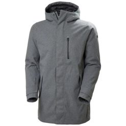 Kurtka wodoodporna z kapturem Helly Hansen Frogner. Niebieskie kurtki treningowe męskie Helly Hansen, l, bez wzorów, z poliesteru, primaloft. Za 964.00 zł.