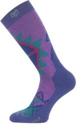 Skarpety Trekkingowe Lasting WLN 85% Merino Wool Fioletowy (400) L (42-45). Fioletowe skarpetki męskie LASTING, bez wzorów, z dzianiny. Za 68.00 zł.