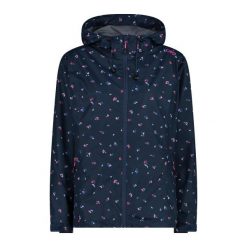 Damska kurtka wodoodporna CMP. Niebieskie kurtki damskie CMP, bez wzorów, bez kaptura. Za 403.50 zł.