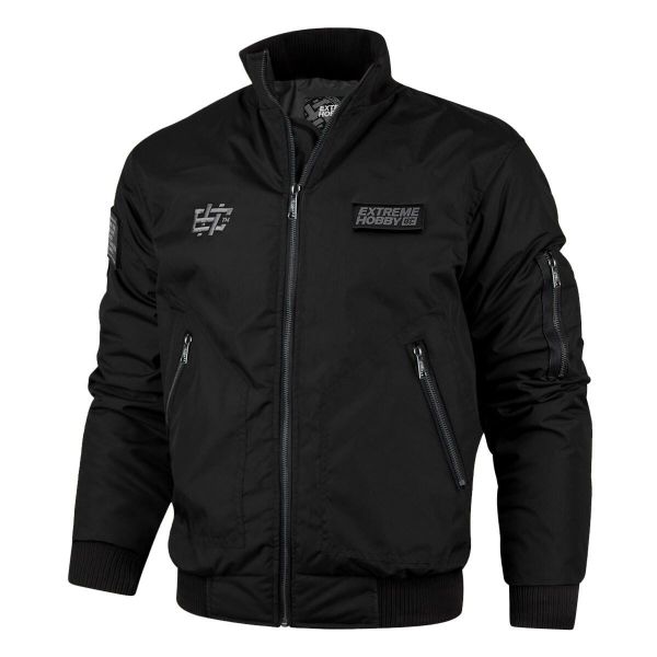 Kurtka Męska Flek EXTREME HOBBY Flyers BLOCK. Czarne kurtki męskie EXTREME HOBBY, m, bez wzorów, z poliesteru, bez kaptura. Za 409.00 zł.