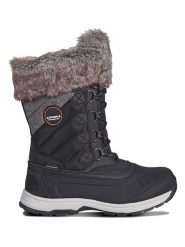 Icepeak Botki zimowe w kolorze czarnym rozmiar: 40. Czarne botki damskie ICEPEAK, na zimę, z materiału, bez obcasa, bez zapięcia. Za 254.74 zł.