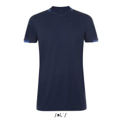 Koszulka Sol's Classico. Niebieskie bluzki damskie SOL'S, s, bez wzorów, sportowe, bez kołnierzyka, bez ramiączek. Za 150.00 zł.