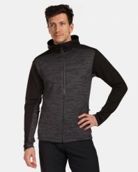Męska bluza techniczna Kilpi SEVELEN-M. Czarne bluzy bez kaptura męskie Kilpi, m, z materiału. Za 267.13 zł.