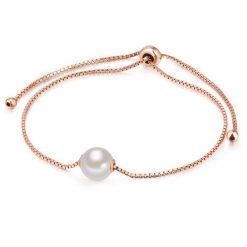 Valero Pearls Srebrna bransoleta srebro wysokiej próby Perła hodowlana słodkowodna żółte złoto Bransoletki 1 ct Damski. Szare bransoletki damskie Valero Pearls, pozłacane. Za 398.99 zł.