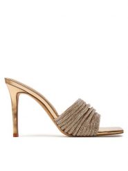 Aldo Klapki Marielle 13738915 Złoty. Żółte klapki damskie Aldo, bez wzorów, z materiału, bez obcasa. Za 549.99 zł.