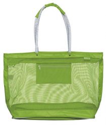 Torba plażowa Beco mesh 48x40x23 cm zielona. Zielone torebki klasyczne damskie 47 Brand, bez wzorów, z materiału, bez dodatków. Za 205.99 zł.