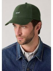 Levi's Czapka w kolorze oliwkowym rozmiar: onesize. Brązowe czapki męskie Levi's, bez wzorów, z bawełny, sportowe. Za 91.56 zł.