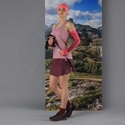 Damskie spódnico-spodenki 2 w 1 CMP. Fioletowe szorty damskie CMP, bez wzorów, z tkaniny. Za 83.99 zł.