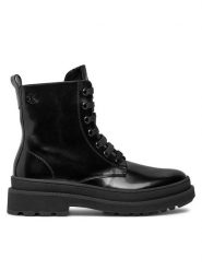 Calvin Klein Jeans Trapery Lace-Up Bootie V4A5-81031-1453 S Czarny. Czarne kozaki dziewczęce Calvin Klein Jeans, z jeansu. Za 359.99 zł.