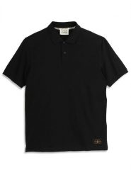 Scotch & Soda Koszulka polo w kolorze czarnym rozmiar: S. Czarne koszulki polo męskie Scotch & Soda, s, bez wzorów, z bawełny, bez ramiączek. Za 79.03 zł.