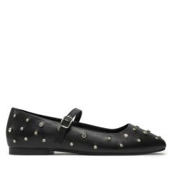 Półbuty Call It Spring. Czarne półbuty damskie Call It Spring, bez wzorów, bez obcasa, na płaskiej podeszwie. Za 209.99 zł.