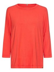 Camel Active Koszulka w kolorze czerwonym rozmiar: M. Czerwone bluzki damskie Camel Active, m, bez wzorów, z wiskozy, bez kołnierzyka, bez ramiączek. Za 98.19 zł.