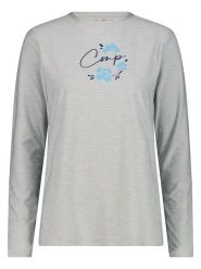 Cmp Koszulka funkcyjna w kolorze szarym rozmiar: 44. Szare bluzki sportowe damskie CMP, z materiału, bez kołnierzyka, bez ramiączek. Za 91.99 zł.