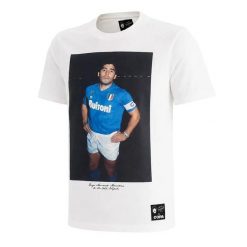 Maradona x COPA Napoli Domowa - T-Shirt - Biała – COPA Football. Białe t-shirty męskie COPA FOOTBALL, s, bez wzorów, z bawełny, bez kołnierzyka. Za 215.73 zł.