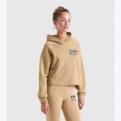 Bluza damska DIADORA L. HOODIE CROP MANIFESTO. Czerwone bluzy bez kaptura damskie Diadora, l. Za 119.99 zł.