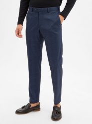 Finshley & Harding Spodnie - Mitch Mężczyźni Modern Fit niebieski, 26. Niebieskie spodnie wizytowe męskie Finshley & Harding, z syntetyku. Za 199.95 zł.
