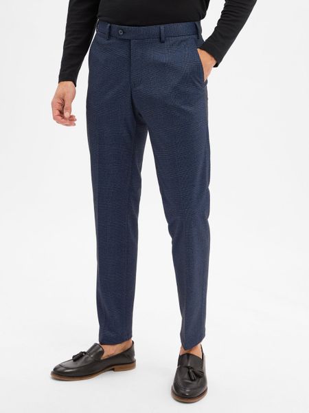 Finshley & Harding Spodnie - Mitch Mężczyźni Modern Fit niebieski, 26. Niebieskie spodnie wizytowe męskie Finshley & Harding, z syntetyku. Za 199.95 zł.