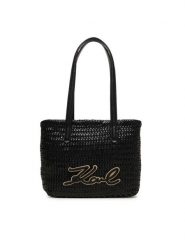 KARL LAGERFELD Torebka B2W30206 Czarny. Czarne torebki klasyczne damskie Karl Lagerfeld, bez wzorów, ze skóry, bez dodatków. Za 1,499.00 zł.