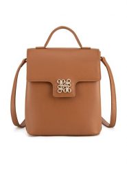 Nine West Plecak LX20006 Brązowy. Brązowe plecaki damskie Nine West, bez wzorów, z tworzywa sztucznego. Za 229.99 zł.