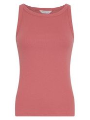 MOSS COPENHAGEN Top "Gubbe" w kolorze jagodowym rozmiar: M/L. Czerwone topy damskie MOSS COPENHAGEN, l, bez wzorów, bez kołnierzyka. Za 87.61 zł.