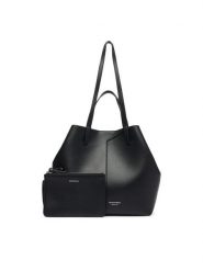 Emporio Armani Torebka EW005668 AF29459 Czarny. Czarne torebki klasyczne damskie Emporio Armani, bez wzorów, ze skóry, bez dodatków. Za 2,764.00 zł.