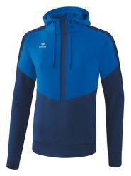 Erima Bluza "Squad" w kolorze granatowo-niebieskim rozmiar: M. Niebieskie bluzy z kapturem męskie Erima, m, z materiału. Za 92.21 zł.