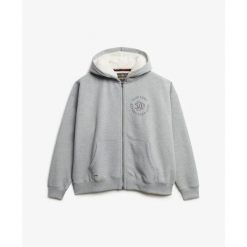 Bluza z kapturem Superdry Essential Logo HB. Szare bluzy z kapturem męskie Superdry., xl. Za 322.70 zł.