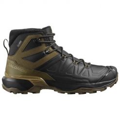 Buty trekkingowe męskie Salomon X Ultra Snowpilot Wp. Czarne buty trekkingowe męskie Salomon, z materiału, bez zapięcia, trekkingowe. Za 734.00 zł.
