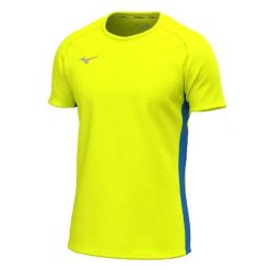 Koszulka Mizuno. Żółte t-shirty sportowe męskie Mizuno, bez ramiączek, do biegania. Za 177.50 zł.