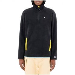Bluza sportowa męska Champion C Logo Half Zipup. Czarne bluzy sportowe męskie CHAMPION, m. Za 659.99 zł.