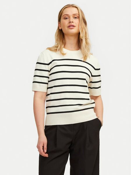 JJXX Sweter Layla 12254368 Écru Regular Fit. Swetry klasyczne damskie JJXX, l, z wiskozy, bez kołnierzyka. Za 79.99 zł.