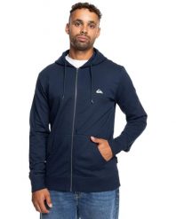 Bluza na zamek dla Mężczyzn BASIC ZIP Niebieski. Brązowe bluzy z kapturem męskie Quiksilver, m, z bawełny. Za 199.99 zł.