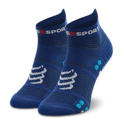 Skarpety długie Compressport. Niebieskie skarpetki męskie Compressport, bez wzorów. Za 59.99 zł.