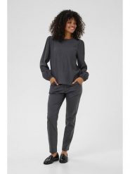 Kaffe Bluzka w kolorze antracytowym rozmiar: 36. Czarne bluzki damskie Kaffe, bez wzorów, bez kołnierzyka, bez ramiączek. Za 104.89 zł.