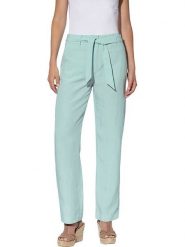 Heine Spodnie w kolorze miętowym rozmiar: 46. Zielone spodnie materiałowe damskie Heine, bez wzorów, z materiału. Za 91.56 zł.