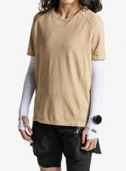 Koszulka biegowa damska X-Bionic Xceed Run Discover Shirt. Brązowe t-shirty damskie X BIONIC, s, bez wzorów, z materiału, bez kołnierzyka. Za 285.99 zł.