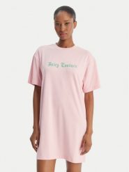 Juicy Couture Koszula nocna JCYSD126859 Różowy Regular Fit. Czerwone koszule nocne damskie Juicy Couture, bez wzorów, z syntetyku. Za 179.99 zł.