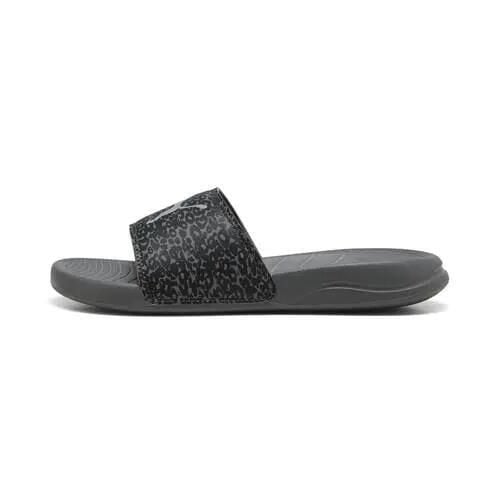 Klapki damskie Puma Popcat 20 Feline. Szare klapki damskie Puma, bez wzorów, z materiału, bez obcasa. Za 239.99 zł.