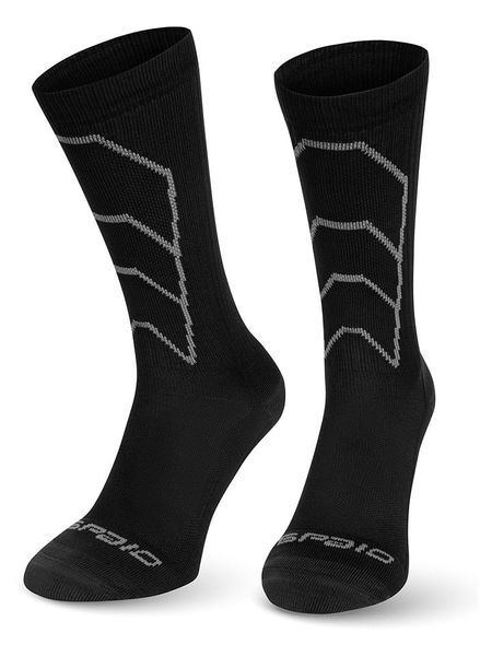 Spaio Skarpety funkcyjne "Rapid" w kolorze czarno-szarym rozmiar: 44-46. Czarne skarpetki męskie Spaio, bez wzorów, z materiału. Za 43.99 zł.
