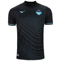 Trzecia koszulka Lazio Rome 2024/25. Czarne t-shirty sportowe męskie Mizuno, s, z jersey, bez ramiączek, do piłki nożnej. Za 427.85 zł.