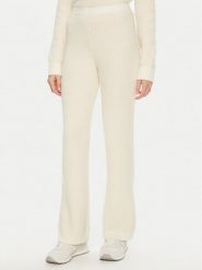 American Vintage Spodnie dzianinowe Blimy BLI05AH24 Écru Straight Fit. Spodnie materiałowe damskie American vintage, bez wzorów, z dzianiny, vintage. Za 569.99 zł.