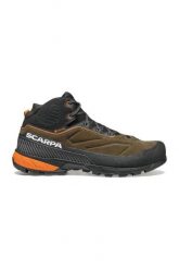 Buty trekkingowe wysokie męskie Rapid XT Mid GTX. Brązowe buty trekkingowe męskie Scarpa, z gore-texu, bez zapięcia, trekkingowe, gore-tex. Za 813.99 zł.