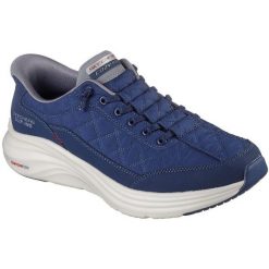 Buty sportowe męskie Skechers Contour Foam Cozy. Niebieskie buty fitness męskie Skechers, na fitness i siłownię. Za 590.00 zł.