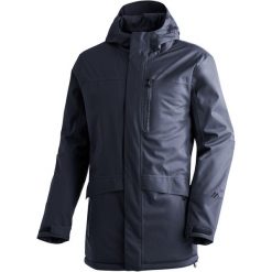 Kurtka z kapturem Maier Sports Peyor. Niebieskie kurtki outdoor męskie Maier Sports, s, bez wzorów, z materiału, z kapturem. Za 868.10 zł.